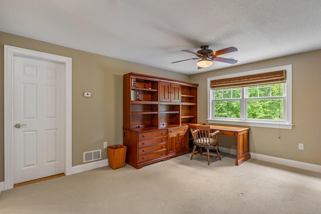 9 Benjamin Ln Unit 9, Tolland, CT 06084 - office featuring ceiling fan, light carpet, and baseboards