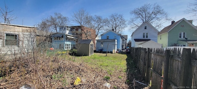 48 Greenwood St, New Haven, CT 06519 - view of yard with a storage unit