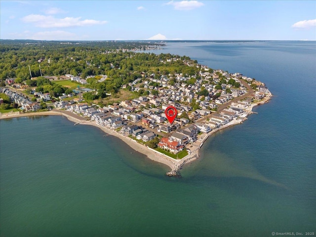 10 Point Beach Dr, Milford, CT 06460 - aerial overview of property's location featuring a nearby body of water
