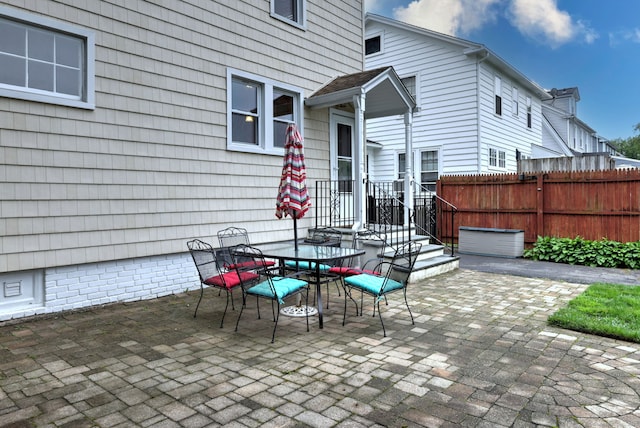 17 Norris St, Hamden, CT 06517 - view of patio / terrace with outdoor dining area