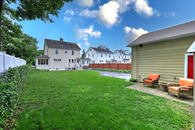 17 Norris St, Hamden, CT 06517 - view of yard featuring a patio and entry steps