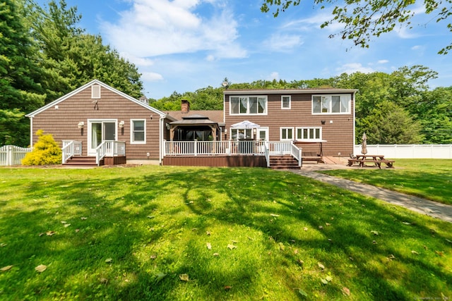 137 Roosevelt Dr, Seymour, CT 06483 - rear view of property with a gazebo and a wooden deck