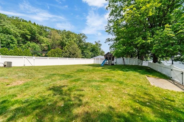 137 Roosevelt Dr, Seymour, CT 06483 - view of yard with a playground