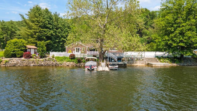 137 Roosevelt Dr, Seymour, CT 06483 - dock area with a water view
