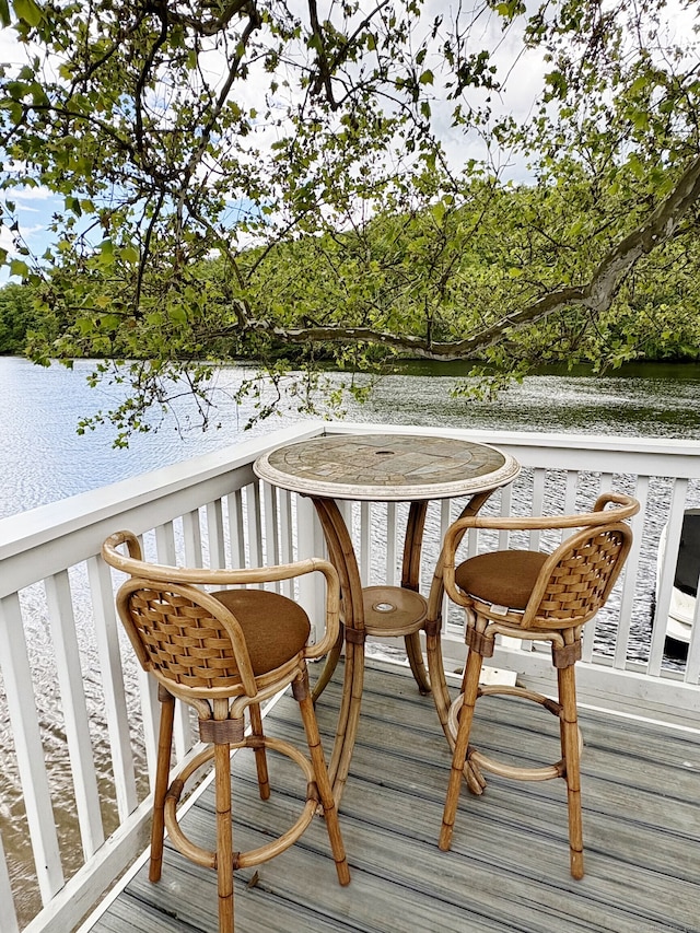 137 Roosevelt Dr, Seymour, CT 06483 - balcony featuring a water view
