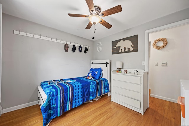 277 Tryon St, Middletown, CT 06457 - bedroom with light wood-style flooring and a ceiling fan