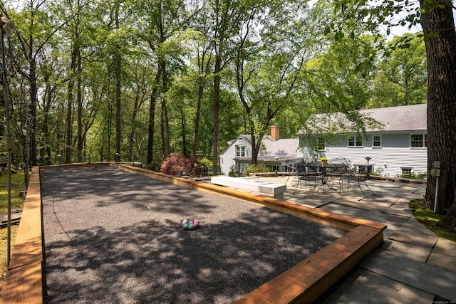305 Thayer Pond Rd, Wilton, CT 06897 - view of property's community featuring a bocce ball area