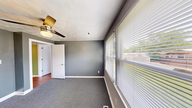 174 Round Hill Rd, Meriden, CT 06450 - unfurnished room featuring carpet flooring, baseboards, and ceiling fan