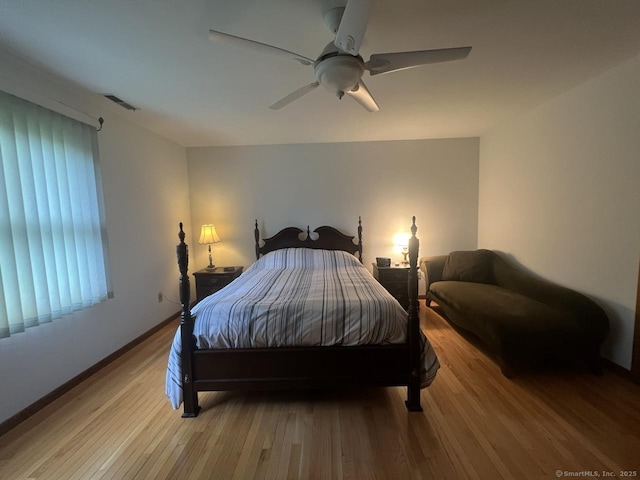 27 Rolling Ridge Rd Unit 27, Monroe, CT 06468 - bedroom with wood finished floors and a ceiling fan