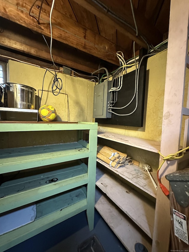 130 Judd Ave, New Britain, CT 06051 - storage room featuring electric panel