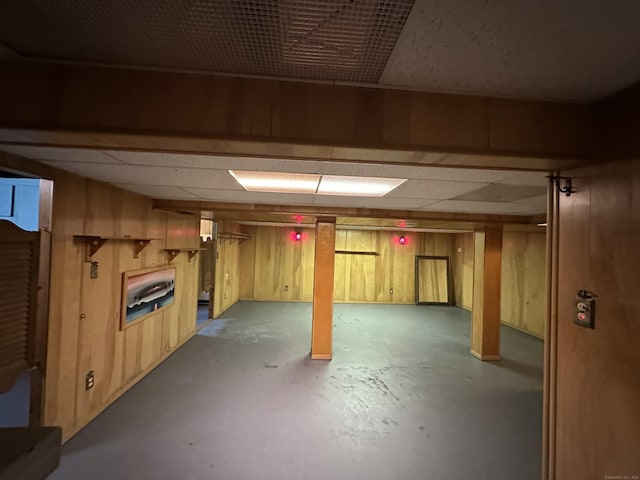 130 Judd Ave, New Britain, CT 06051 - finished below grade area with wood walls
