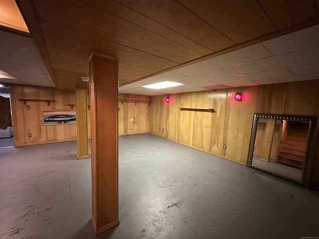 130 Judd Ave, New Britain, CT 06051 - finished basement featuring wood walls
