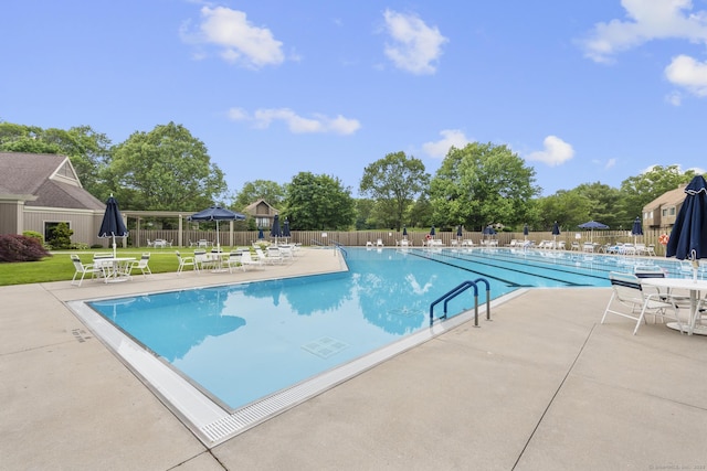 513 Opa Ln Unit B, Stratford, CT 06614 - community pool featuring a patio area