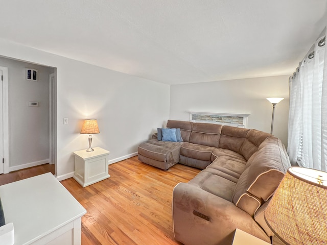 43 Superior Ave, Newington, CT 06111 - living area featuring light wood-type flooring and baseboards