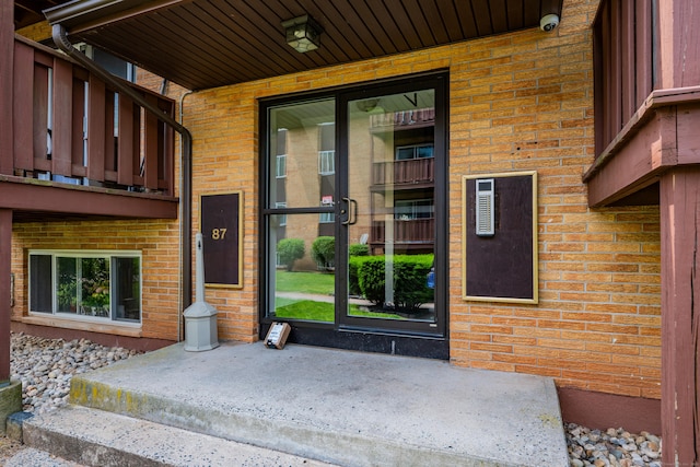 87 Clinic Dr Unit 3A, New Britain, CT 06051 - entrance to property with brick siding and a security system