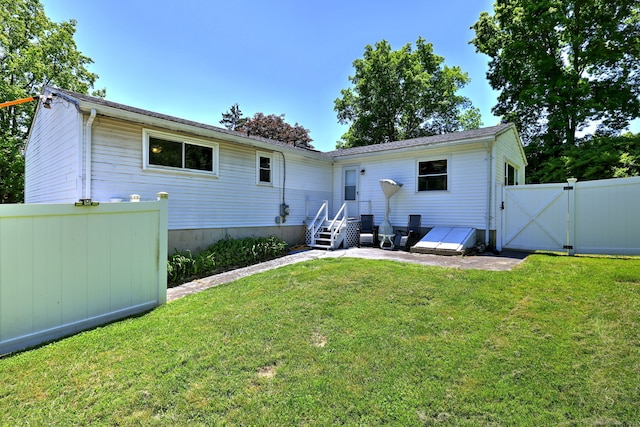 50 Sea Hill Rd, North Branford, CT 06471 - rear view of property with a gate