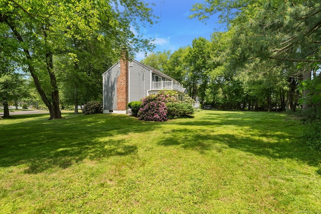 43 Hall Rd, Easton, CT 06612 - view of green lawn
