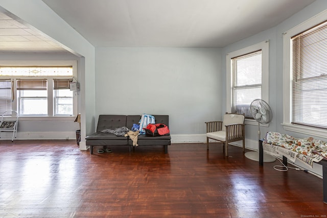 3800 Main St, Stratford, CT 06614 - sitting room featuring plenty of natural light, wood finished floors, and baseboards