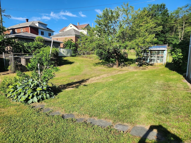 82 Hotchkiss St, Waterbury, CT 06704 - view of yard featuring an outdoor structure and an exterior structure