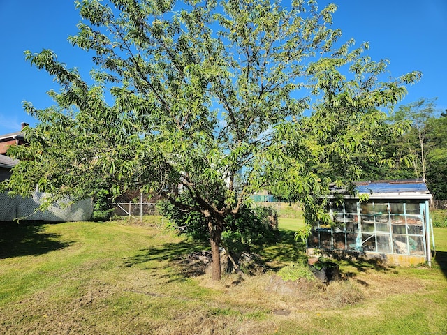 82 Hotchkiss St, Waterbury, CT 06704 - view of yard with an exterior structure and an outbuilding