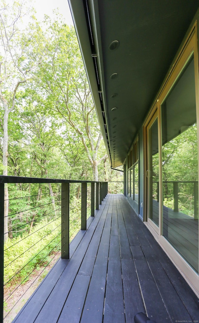 7 Hillcrest Ln, Weston, CT 06883 - view of wooden terrace