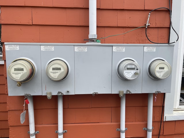 50 Beacon St, Waterbury, CT 06704 - exterior view of electric meter