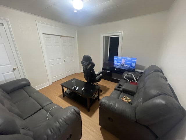 50 Beacon St, Waterbury, CT 06704 - living area with light wood-type flooring