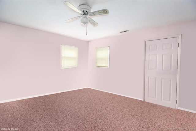 115 Sunburst Rd, Bridgeport, CT 06606 - empty room with a ceiling fan and carpet