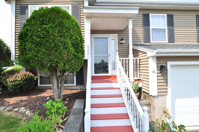 61 Windy Hill Ln Unit 61, Rocky Hill, CT 06067 - doorway to property with a garage