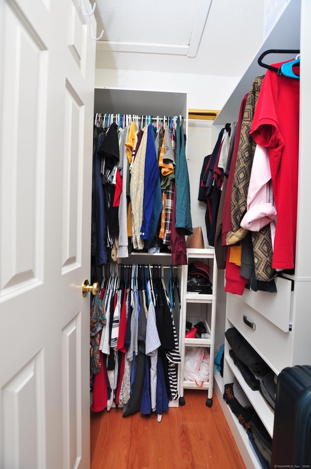 61 Windy Hill Ln Unit 61, Rocky Hill, CT 06067 - spacious closet featuring wood finished floors