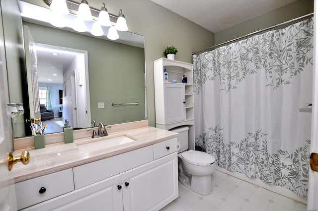 61 Windy Hill Ln Unit 61, Rocky Hill, CT 06067 - full bath featuring vanity, toilet, curtained shower, and tile patterned flooring