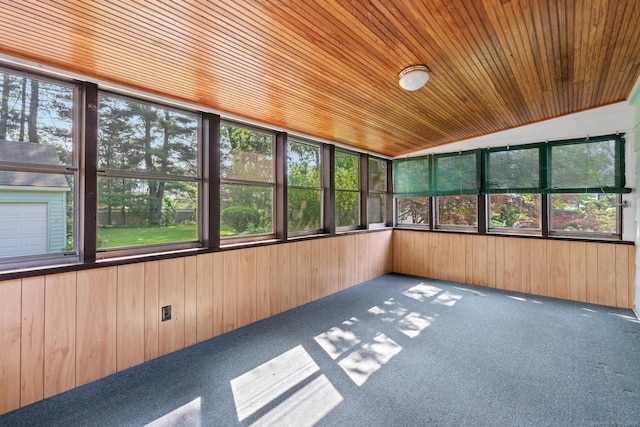 28 Wardwell Rd, West Hartford, CT 06107 - unfurnished sunroom with lofted ceiling
