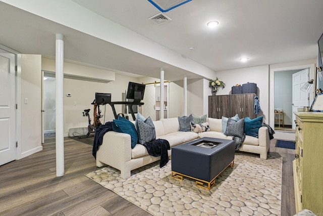 958 Essex Rd, Westbrook, CT 06498 - living room with wood finished floors and recessed lighting