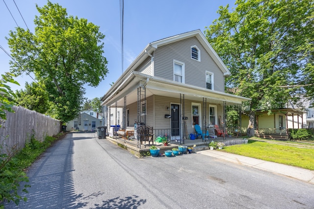 60 Albert St, Torrington, CT 06790 - view of front of property with covered porch and driveway