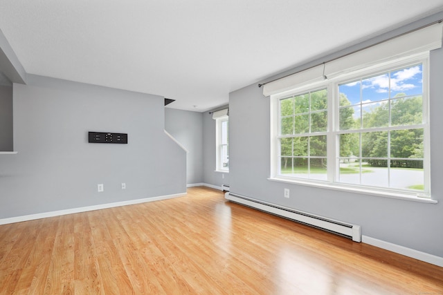 30 Seymour Rd Apt D3, Plymouth, CT 06786 - unfurnished room with baseboard heating and light wood-type flooring