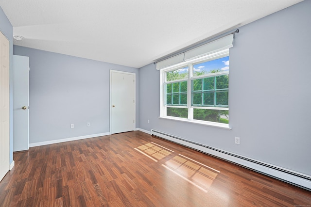 30 Seymour Rd Apt D3, Plymouth, CT 06786 - spare room with a baseboard radiator and wood finished floors