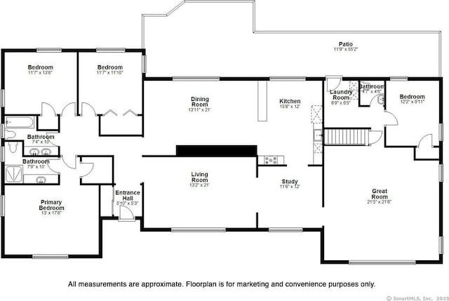 10 Fernbrook Dr, Brookfield, CT 06804 - view of floor plan / room layout