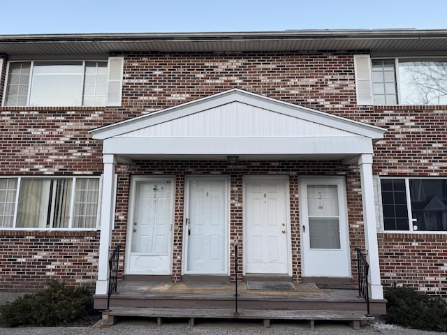 81 Chipman St Apt 6, Waterbury, CT 06708 - view of exterior entry featuring brick siding
