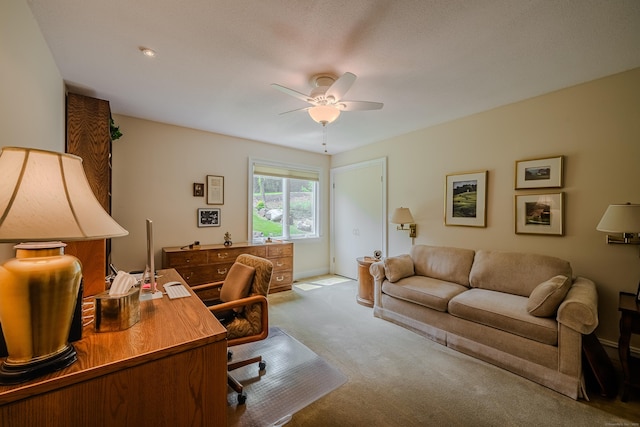 5 Stone Wall Ln, Woodbridge, CT 06525 - office featuring carpet floors and ceiling fan
