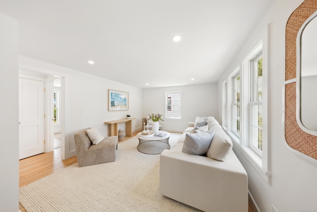 105 Blake Dr, Fairfield, CT 06824 - living area with recessed lighting and wood finished floors