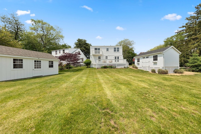 105 Blake Dr, Fairfield, CT 06824 - view of green lawn featuring an outdoor structure
