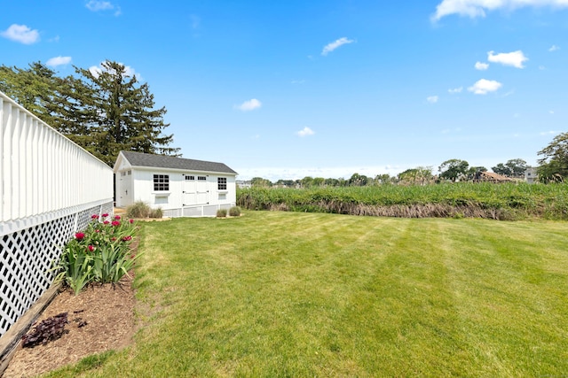 105 Blake Dr, Fairfield, CT 06824 - view of grassy yard with an outdoor structure