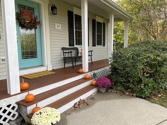 29 Meadowbrook Dr, Brooklyn, CT 06234 - doorway to property with covered porch