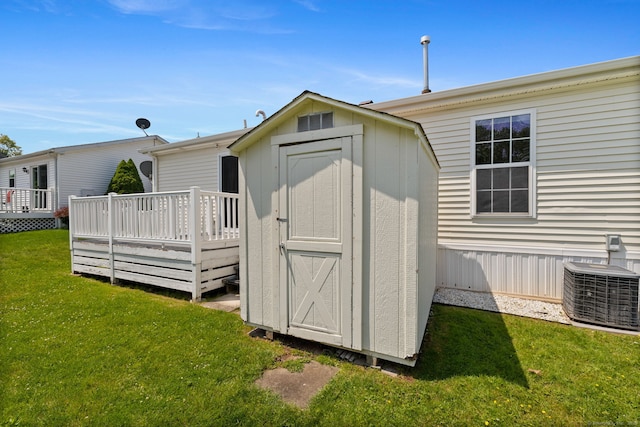 7 Rose Ct, East Windsor, CT 06088 - view of shed with cooling unit