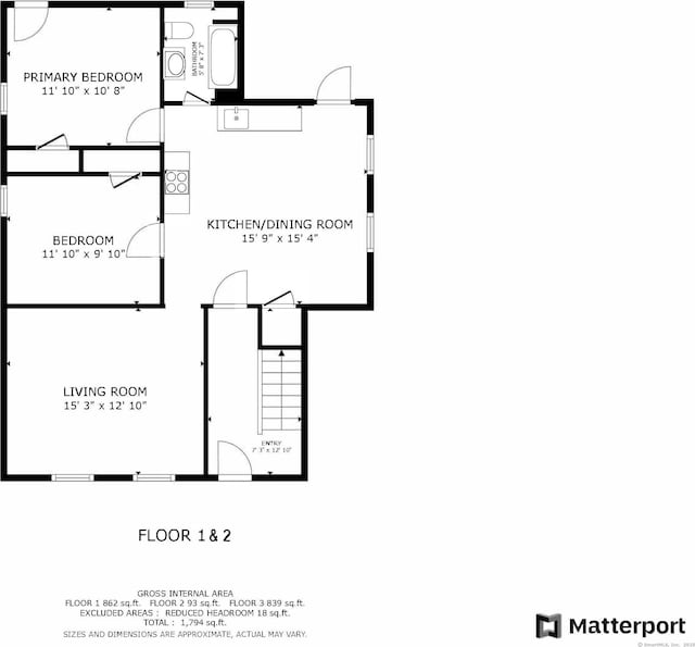 24 N St, Meriden, CT 06451 - floor plan / room layout