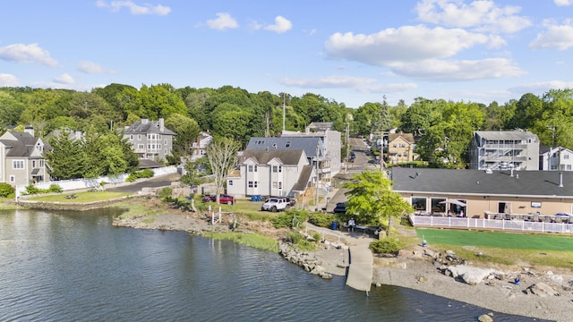 728 Quinnipiac Ave, New Haven, CT 06513 - aerial view of residential area featuring a large body of water