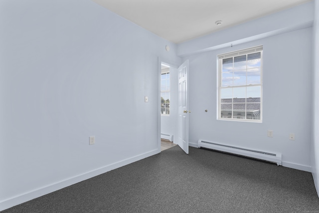 728 Quinnipiac Ave, New Haven, CT 06513 - spare room featuring a baseboard heating unit, baseboard heating, and baseboards