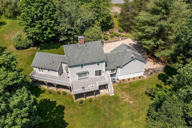 59 Davids Hill Rd, Woodbury, CT 06798 - aerial view of property and surrounding area