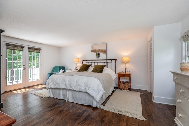 59 Davids Hill Rd, Woodbury, CT 06798 - bedroom with access to outside, wood finished floors, and french doors