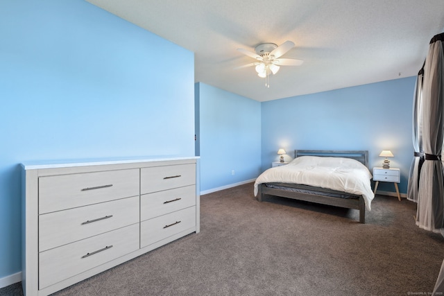 66 Staffordshire Commons Dr Unit 66, Wallingford, CT 06492 - bedroom with carpet, baseboards, and a ceiling fan